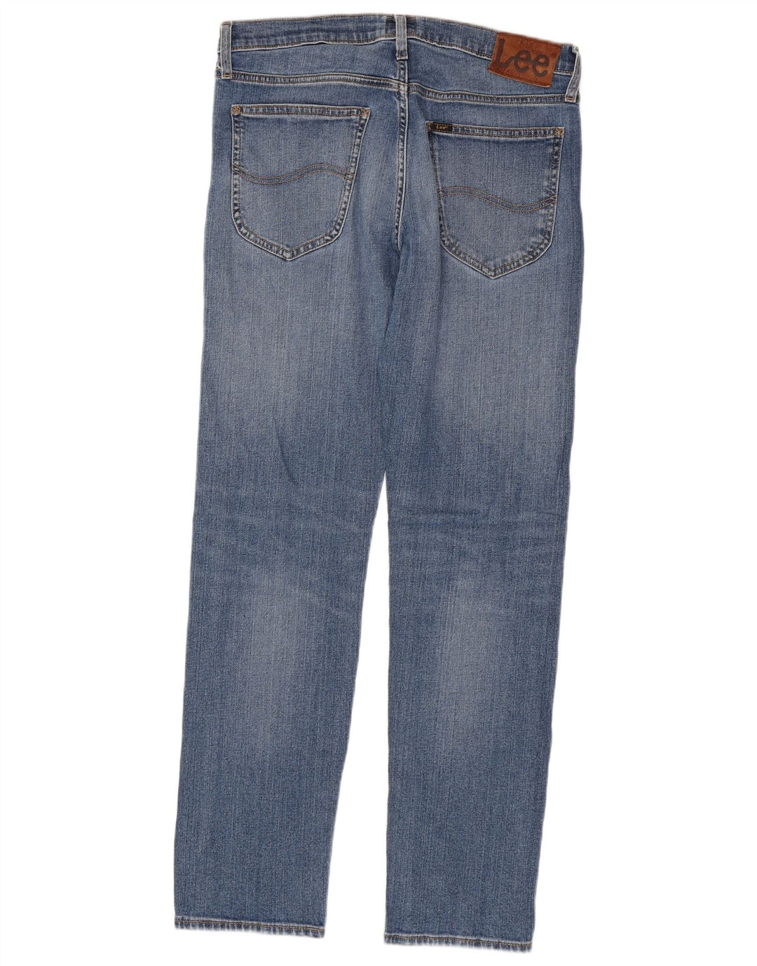 Lee Mens Slim Jeans W32 L32 Azul Algodão