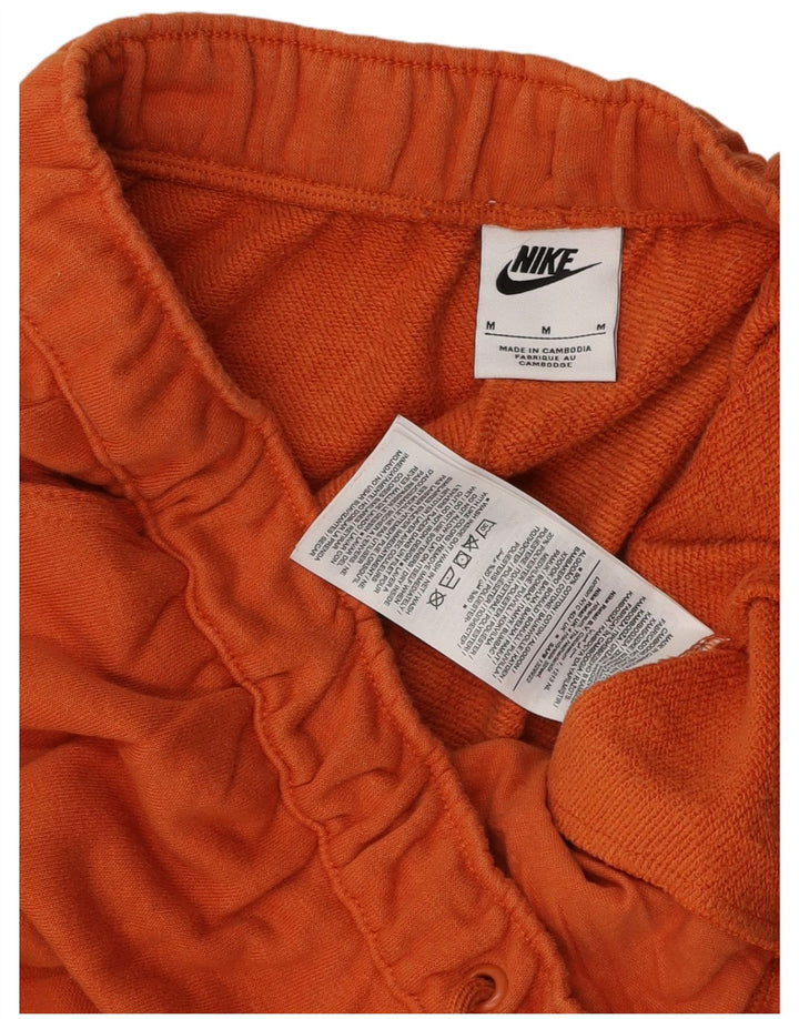Nike masculino gráfico calças de treino joggers médio laranja algodão