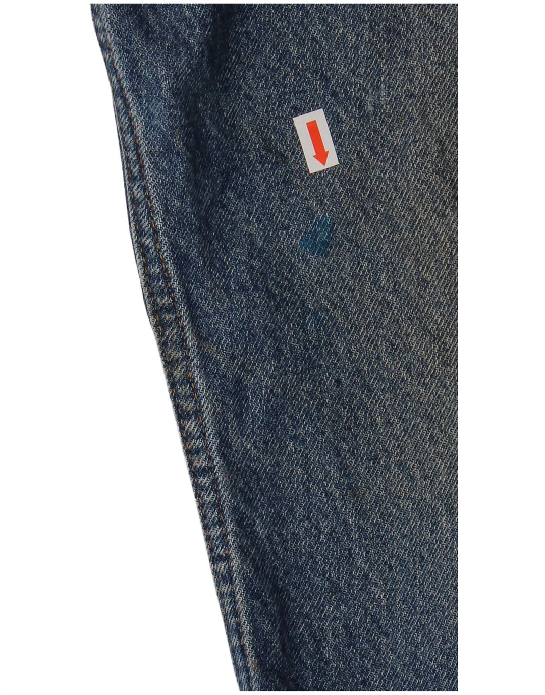 LEVI'S Masculino 505 Straight Jeans W31 L30 Azul Algodão