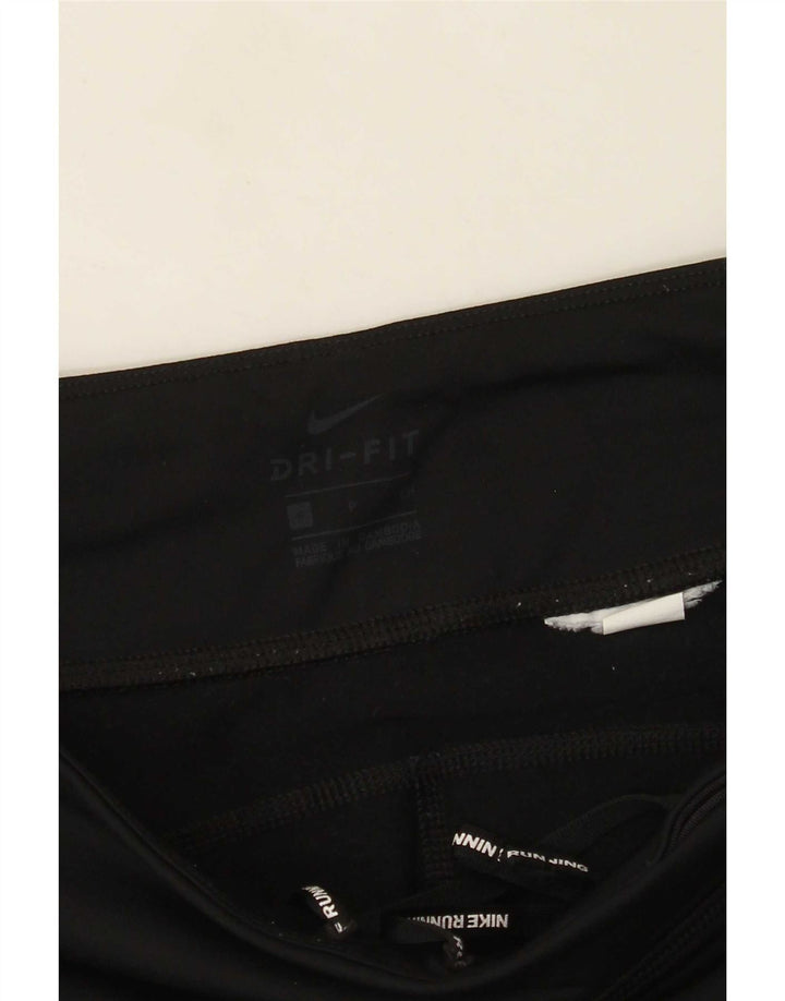 Leggings Nike Dri Fit Feminina UK 10 Pequenas Pretas