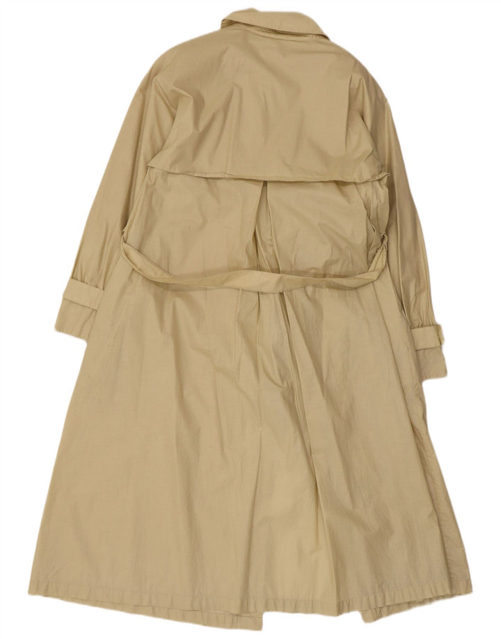 Trench Coat feminino Herno UK 12 algodão bege médio