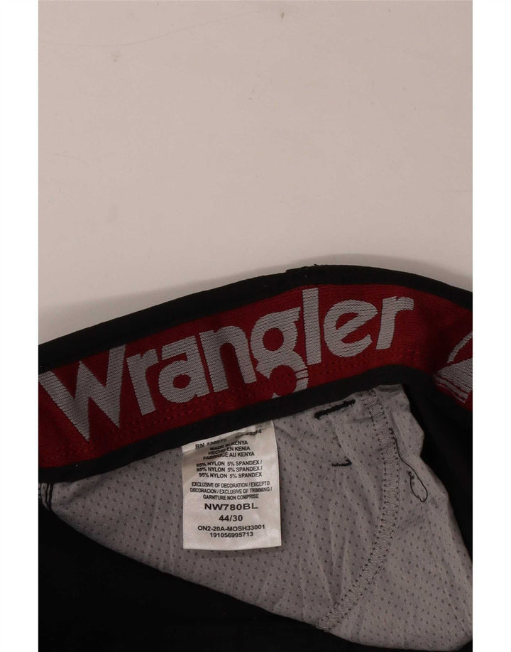 Calça cargo masculina Wrangler reta W44 L30 nylon preto