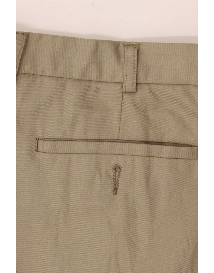 Calça masculina Marks & Spencer com pegged suit W36 L31 poliéster bege