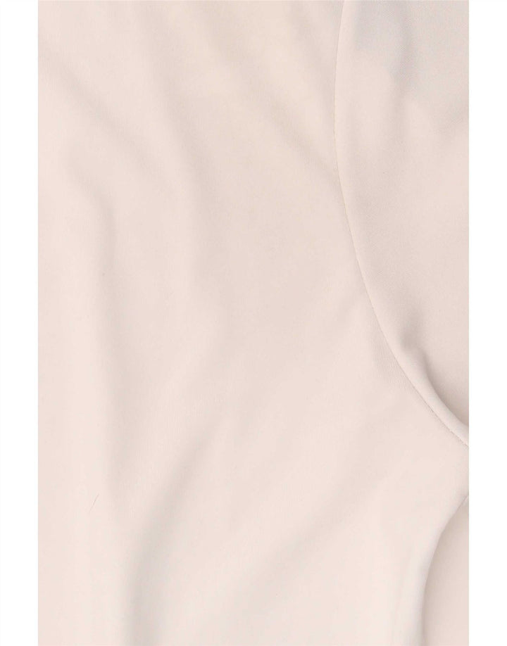 Adidas Mens Aeroready Camiseta Top Médio Branco Colourblock Poliéster