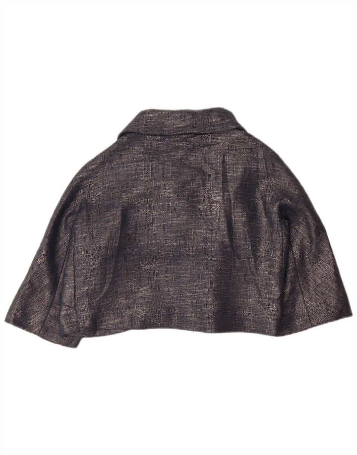 Conjunto feminino CINZIA ROCCA com 1 botão e 2 peças Reino Unido 10 pequeno azul marinho algodão