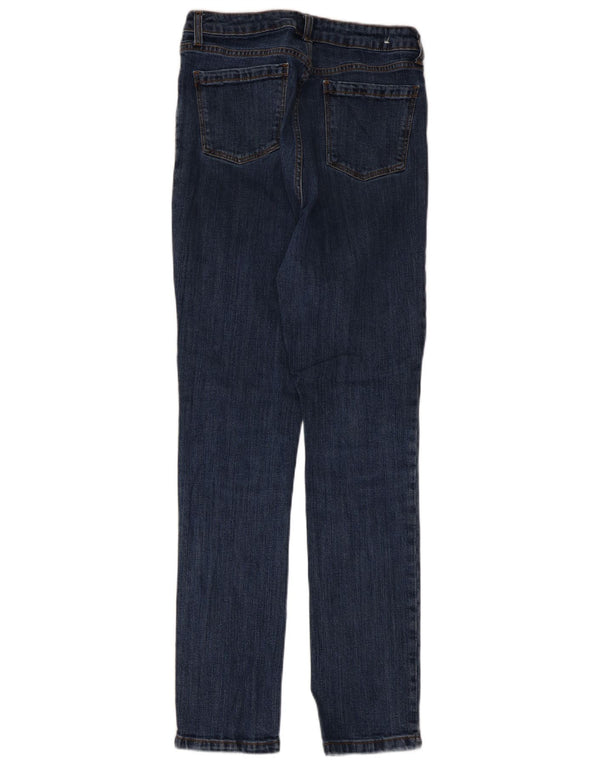 John Lewis Jeans Slim Feminino Reino Unido 10 Pequeno W28 L29 Algodão Azul