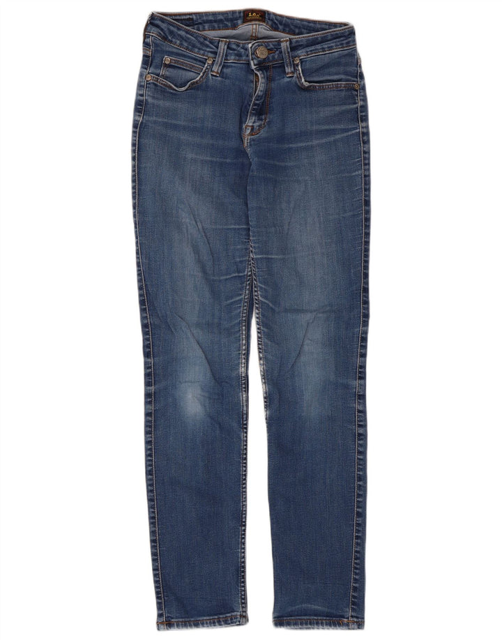 Lee Womens Elly Slim Jeans W28 L31 Azul Algodão