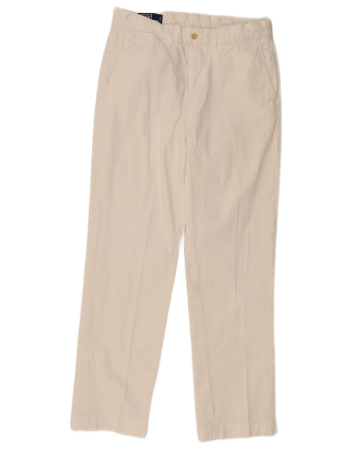 POLO RALPH LAUREN Masculino Smith Pant Calça Chino Reta W32 L32 Branco