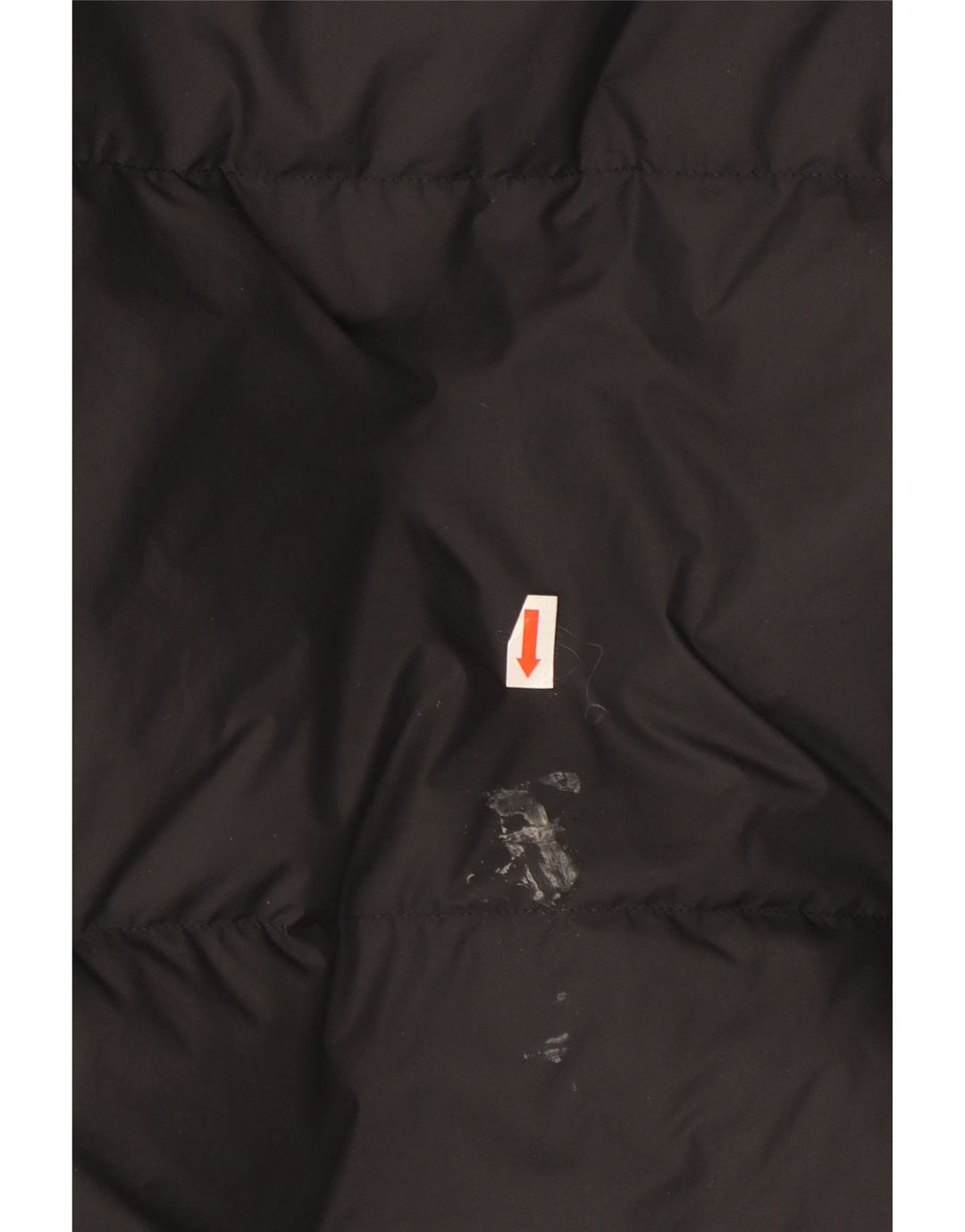 Jaqueta acolchoada com capuz masculina Nike UK 40 grande poliéster preto