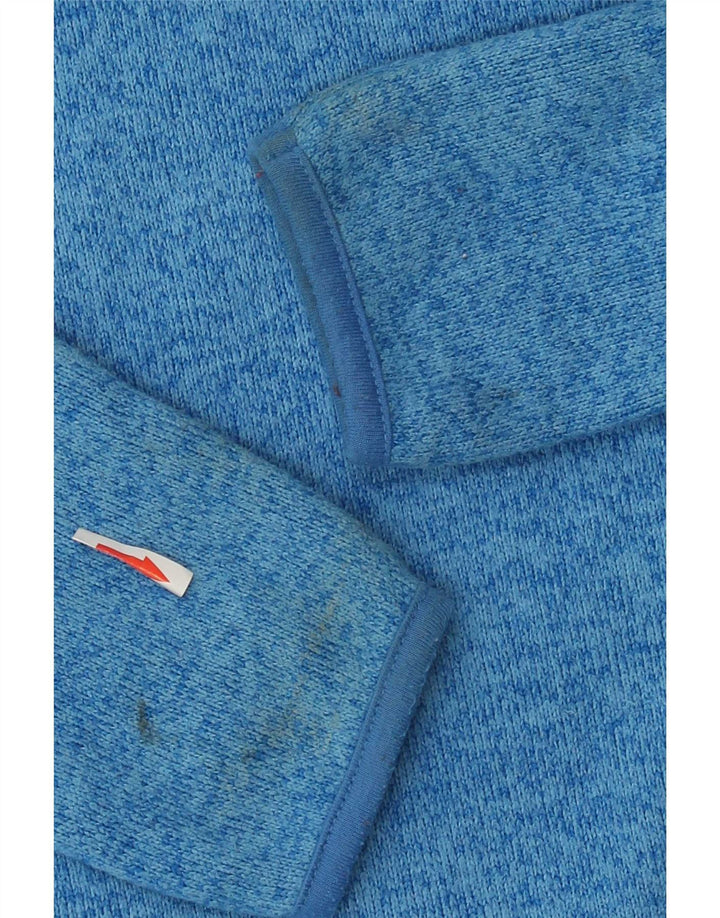 Mountain Warehouse moletom feminino jumper UK 12 médio azul manchado