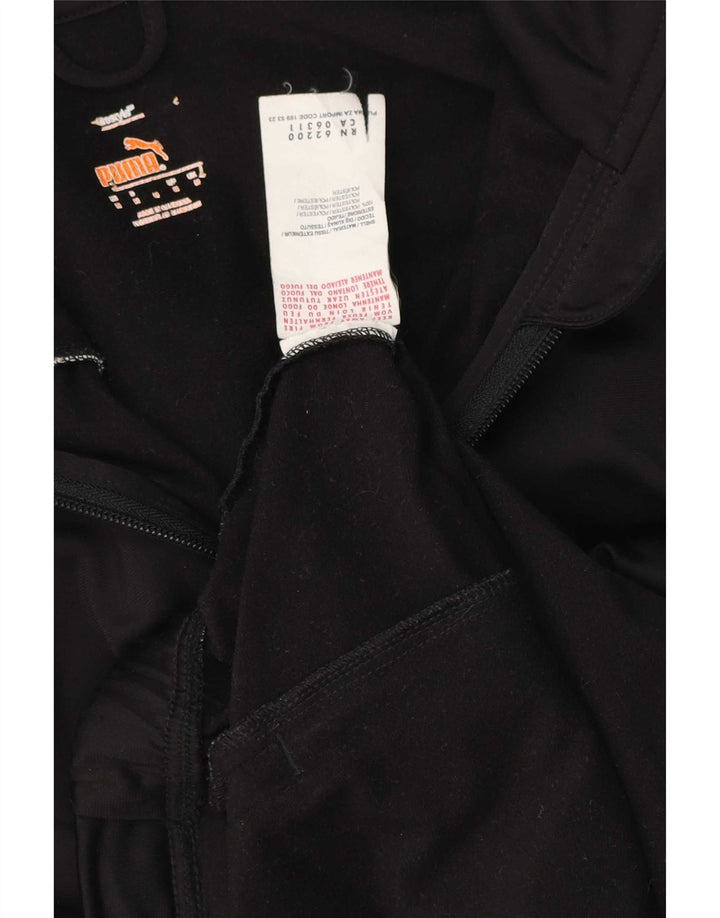 Puma Mens Tracksuit Top Jacket Médio Preto Colourblock Poliéster