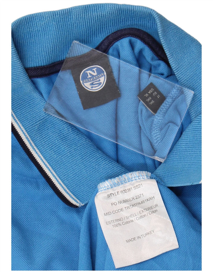 Camisa polo masculina North Sails XL azul algodão