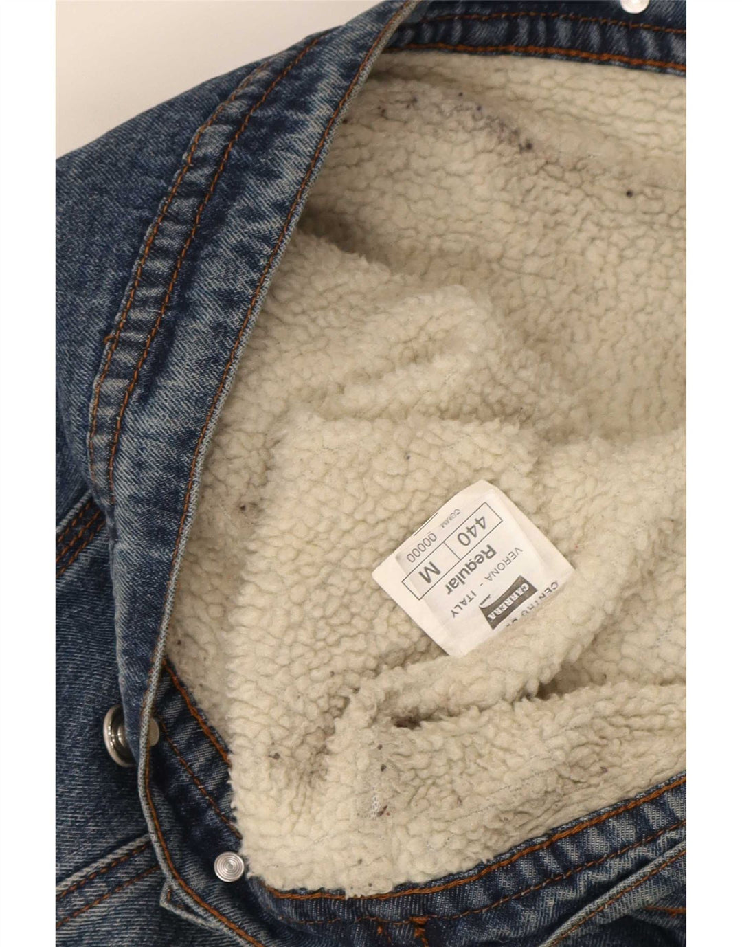 Jaqueta jeans masculina Carrera 440 UK 38 azul médio