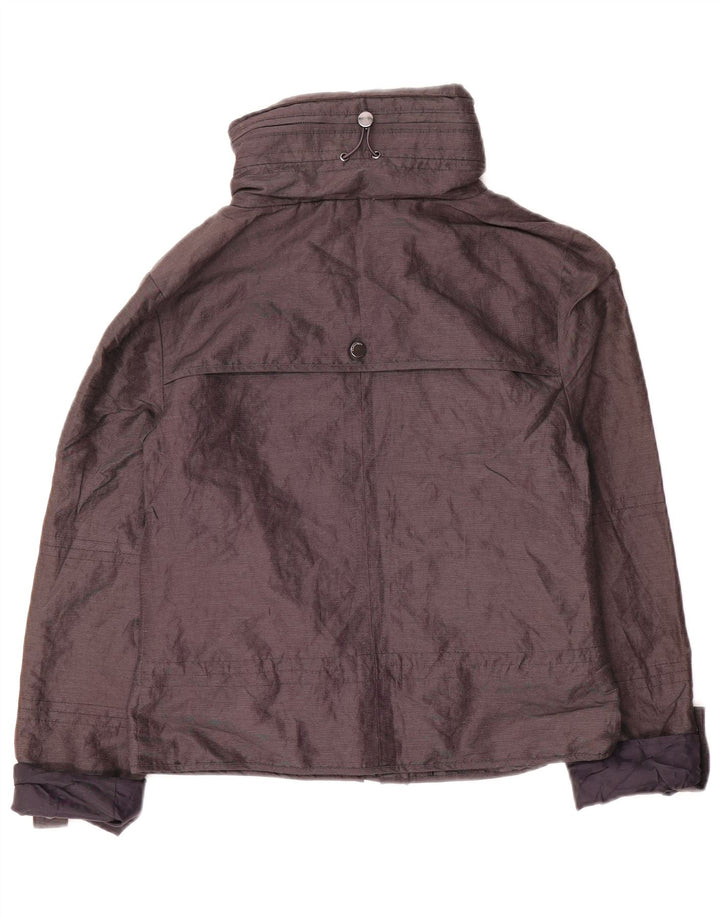 Jaqueta de chuva feminina Marks & Spencer folgada Reino Unido 6 XS azul marinho poliamida