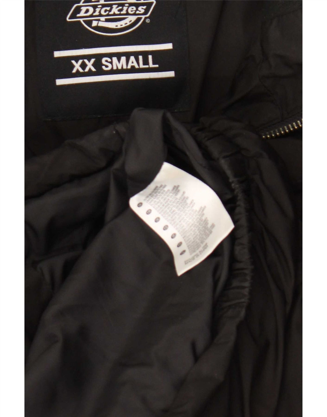 Jaqueta acolchoada masculina Dickies Loose Fit UK 34 XS poliéster preto