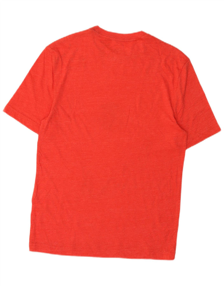 Camiseta masculina NHL Chicago Blackhawks com estampa gráfica pequena de poliéster vermelho