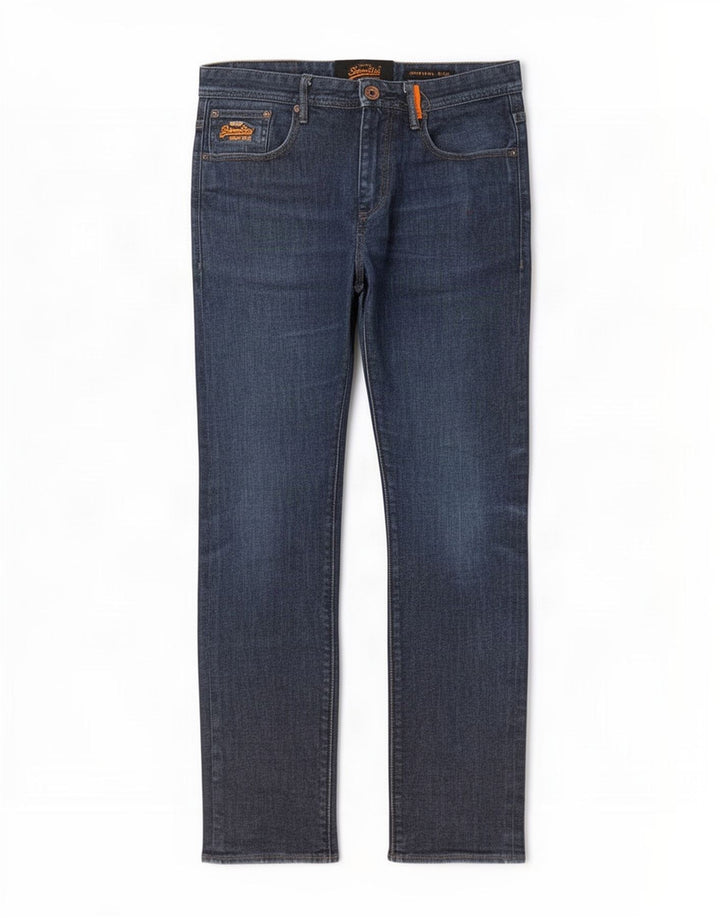 Jeans Superdry Masculino Slim W32 L30 Azul Algodão