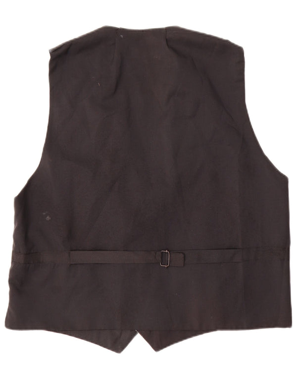 Colete masculino vintage tamanho único patchwork de algodão multicolorido