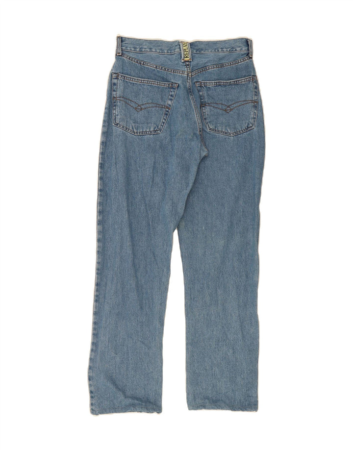 REPLAY Womens Straight Jeans W31 L30 Blue Cotton Vintage Replay and Second-Hand Replay from Messina Hembry 