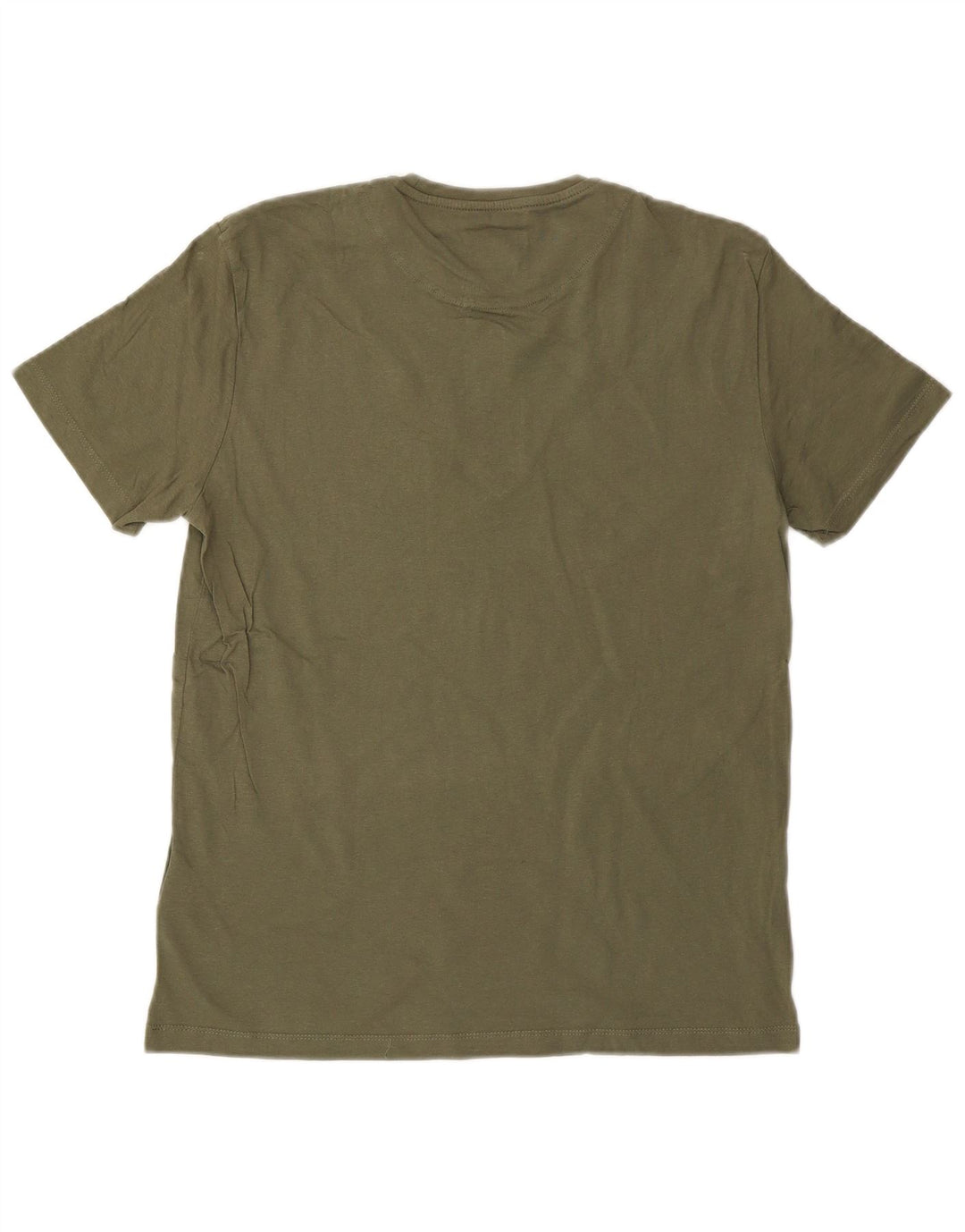 Camiseta gráfica masculina GAS Top grande de algodão cáqui