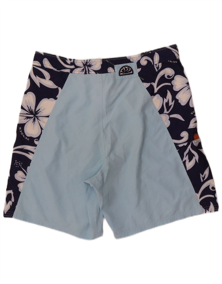 Shorts de natação masculino Sundek XL azul floral poliéster