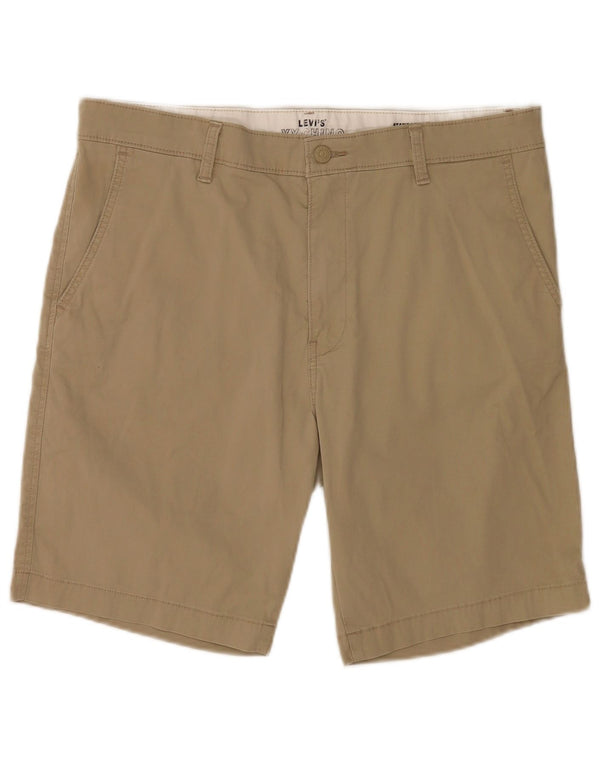 Shorts masculinos Levi's Standard Fit Chino W36 algodão cáqui