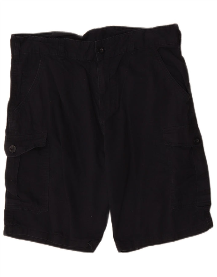 Shorts cargo masculino Mountain Warehouse W34 grande algodão azul marinho