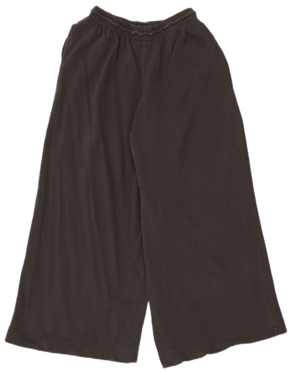 Zara Calça feminina cintura alta solta ajuste Reino Unido 10 pequena cinza