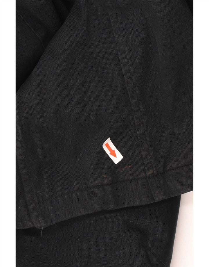 Jaqueta militar masculina Reiss UK 36 algodão preto pequeno