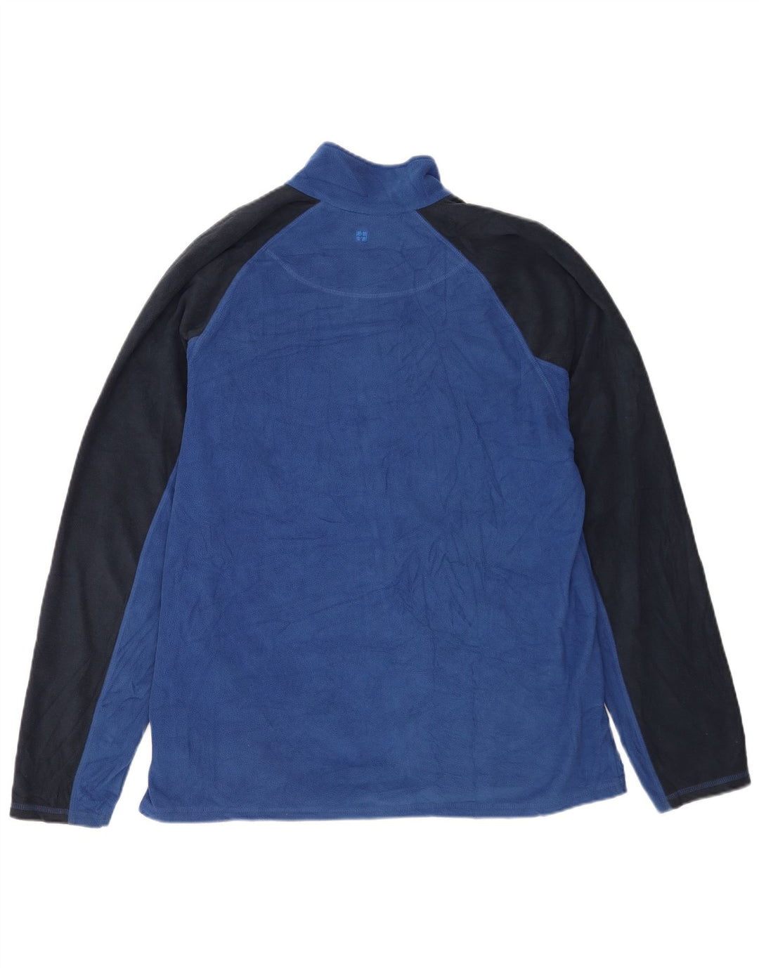 Jaqueta de lã masculina do armazém da montanha poliéster azul Reino Unido 42 XL Colourblock
