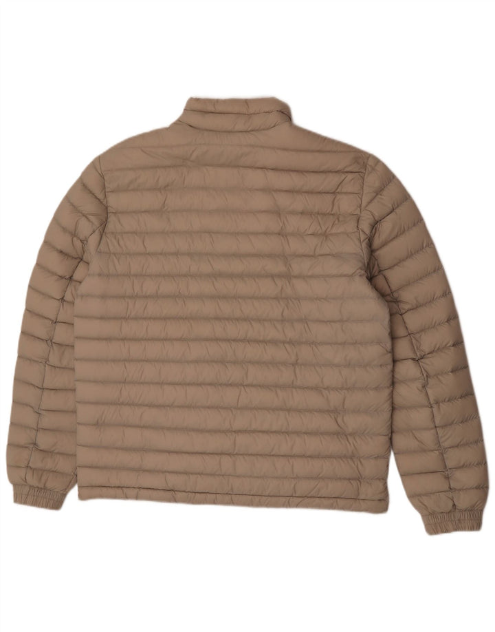Jaqueta acolchoada masculina Tommy Hilfiger UK 40 grande poliamida bege