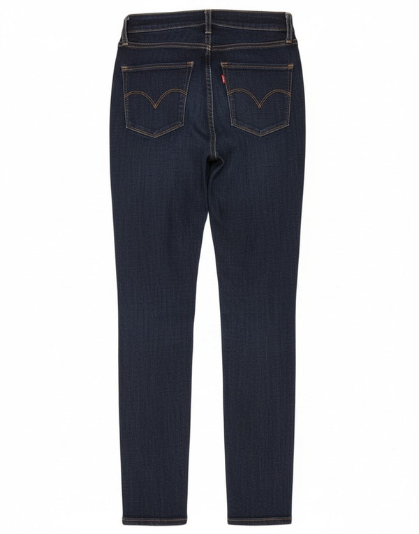 Calça jeans feminina Levi's 721 High Rise Skinny W27 L32 azul marinho algodão