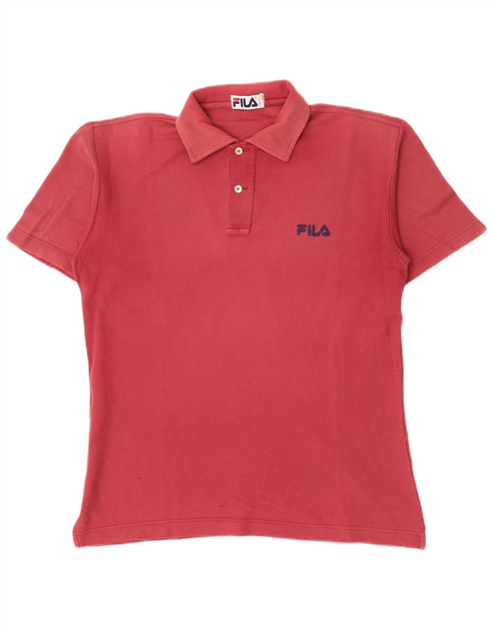 Camisa polo masculina Fila IT 46 pequena vermelha