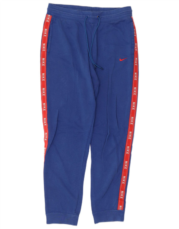 Nike Mens Graphic Calças de treino Joggers Medium Blue Colourblock