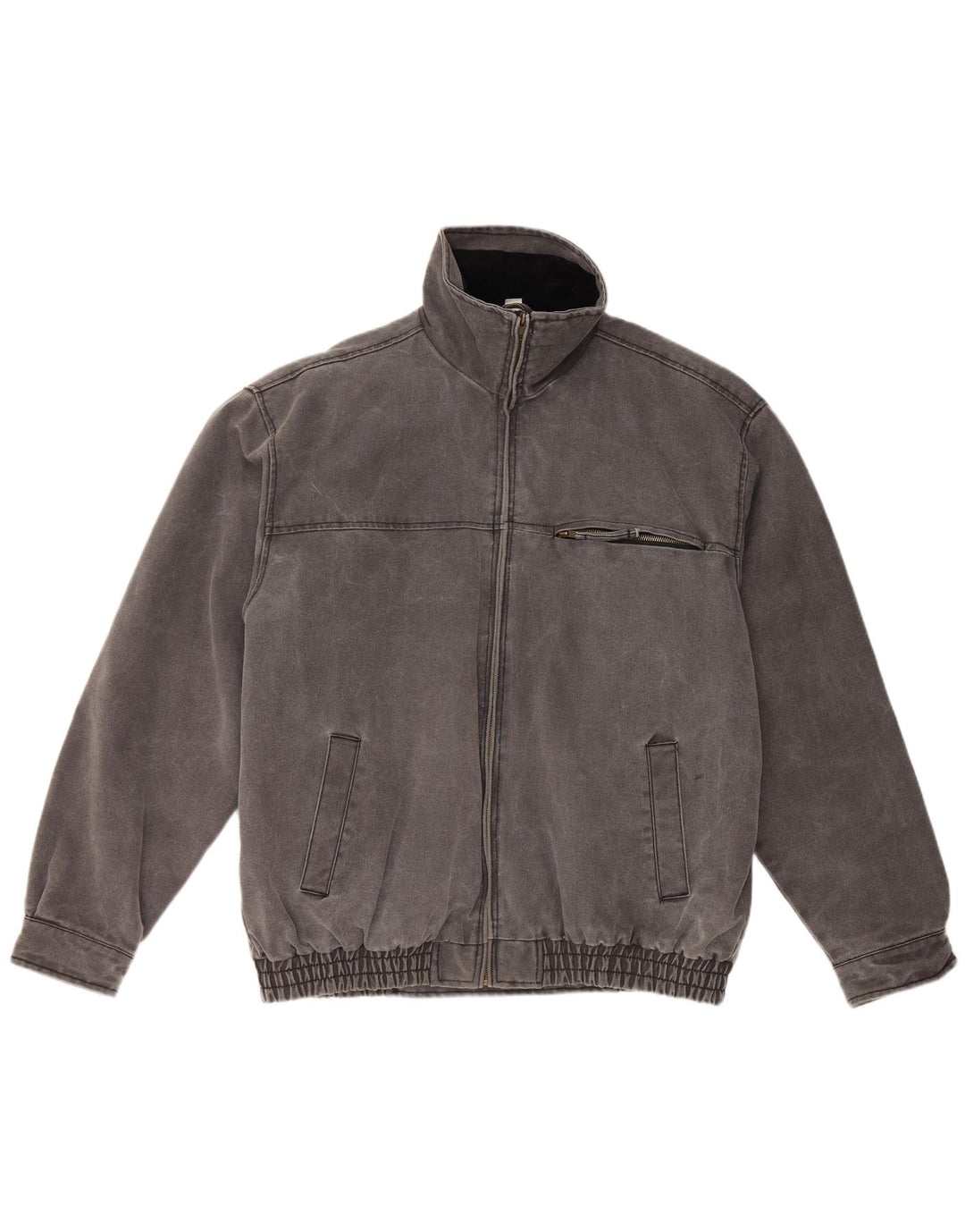 Jaqueta bomber masculina JACQUES LORANT UK 44 2XL algodão cinza