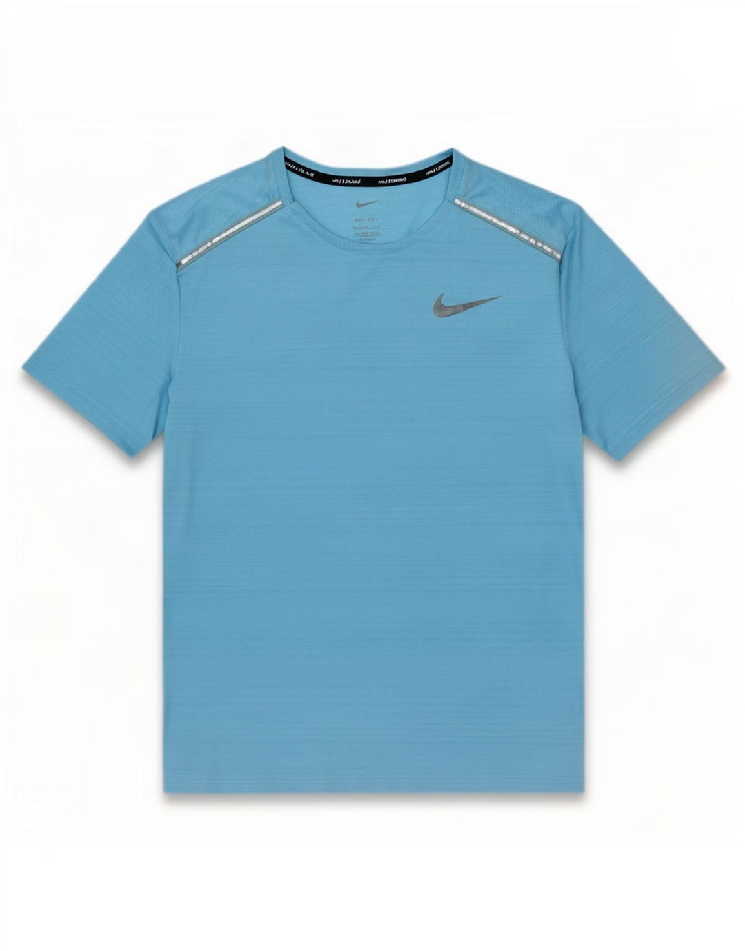 Camiseta Nike Masculina Dri Fit Top Grande Listrada Azul Poliéster