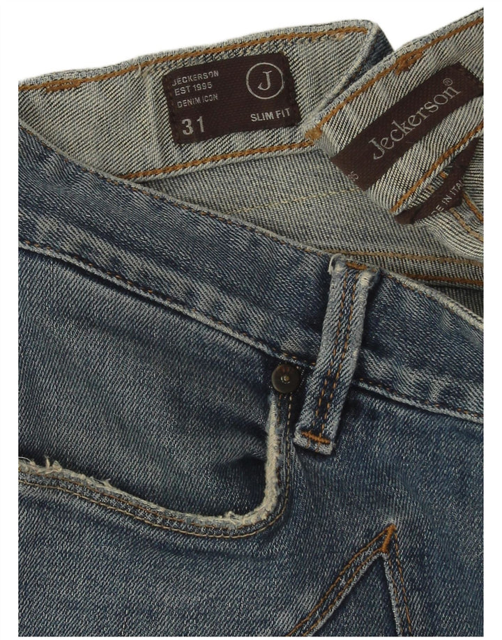 Jeckerson Masculino Slim Jeans W31 L31 Azul Algodão