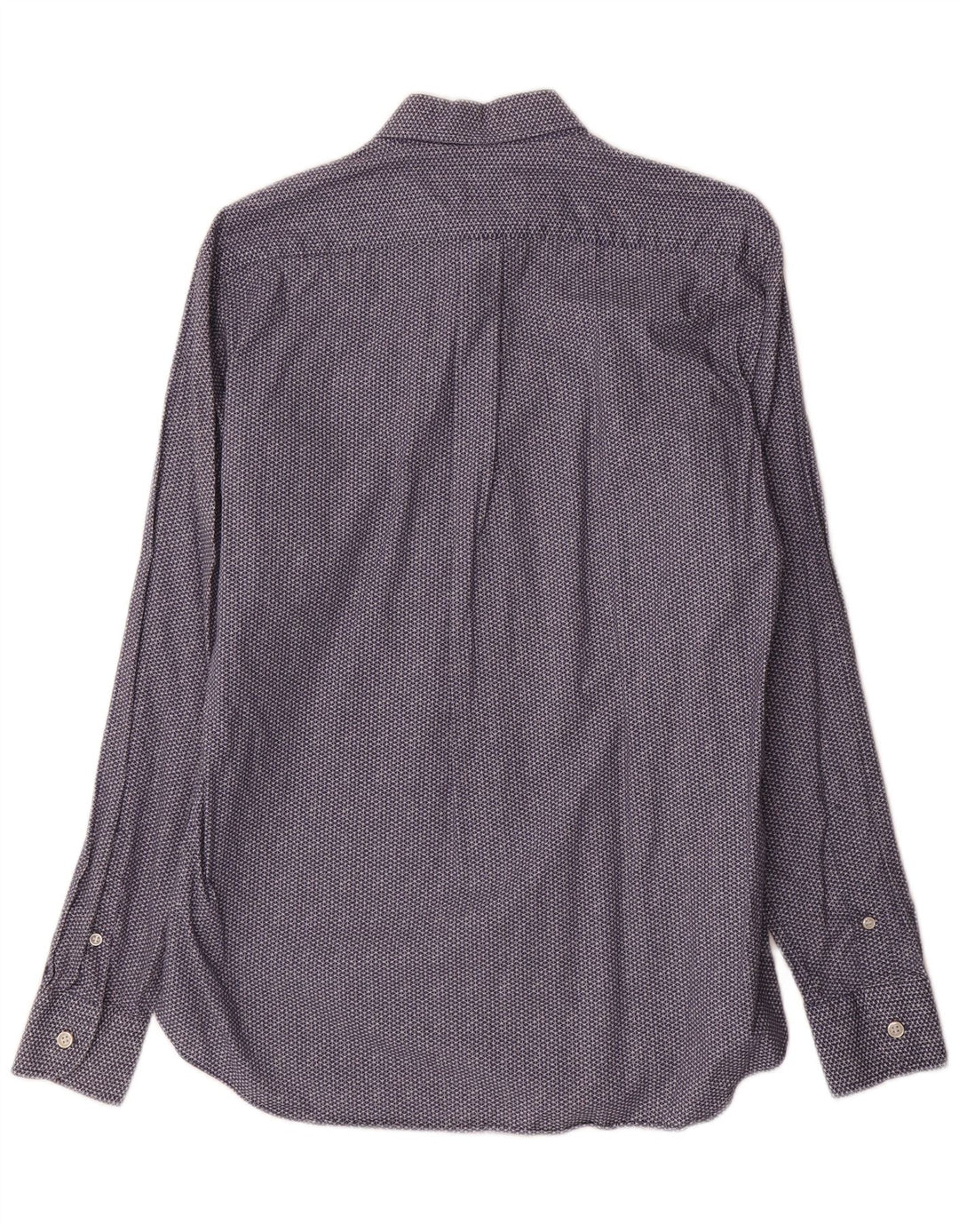 Camisa masculina Harmont & Blaine grande algodão geométrico azul