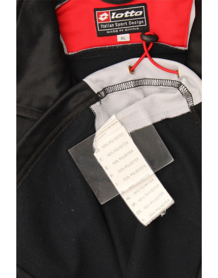 Lotto Mens Treino Top Jacket XL Preto Colorblock Poliéster