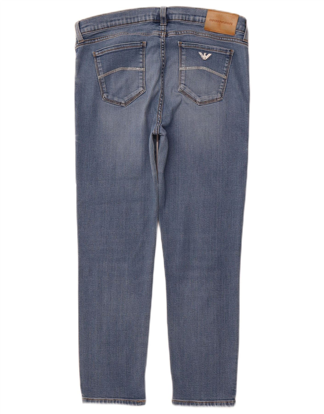 Calça jeans feminina EMPORIO ARMANI W31 L25 azul Lyocell