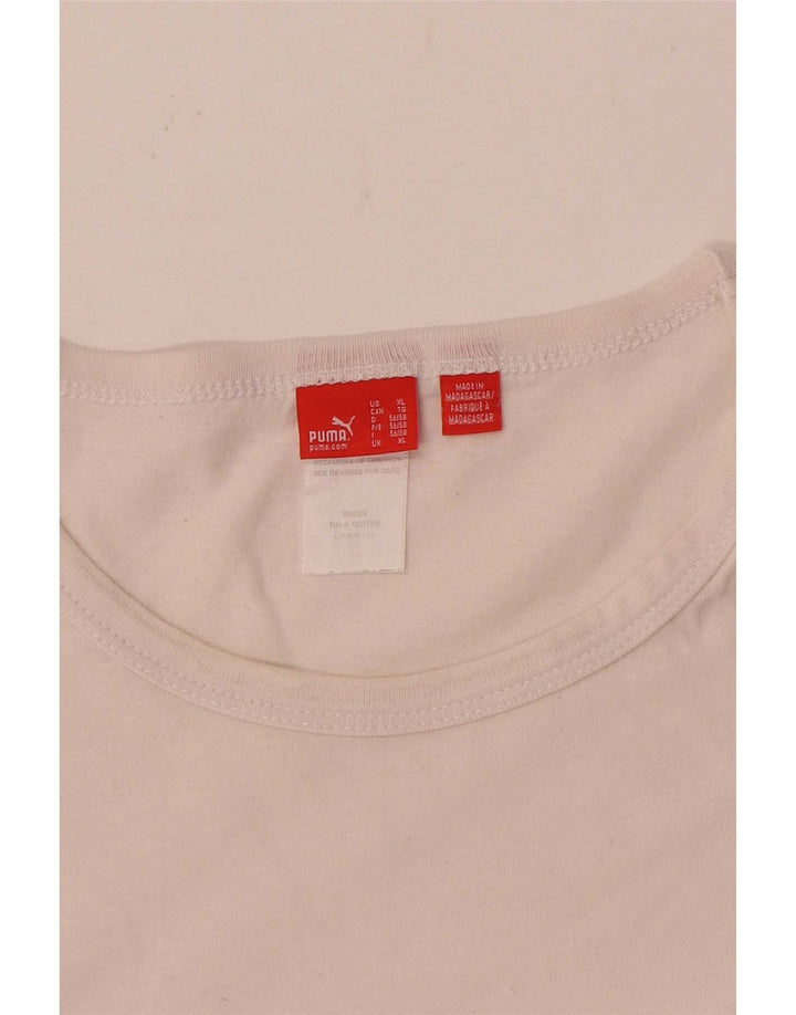 Camiseta masculina Puma Top XL algodão branco