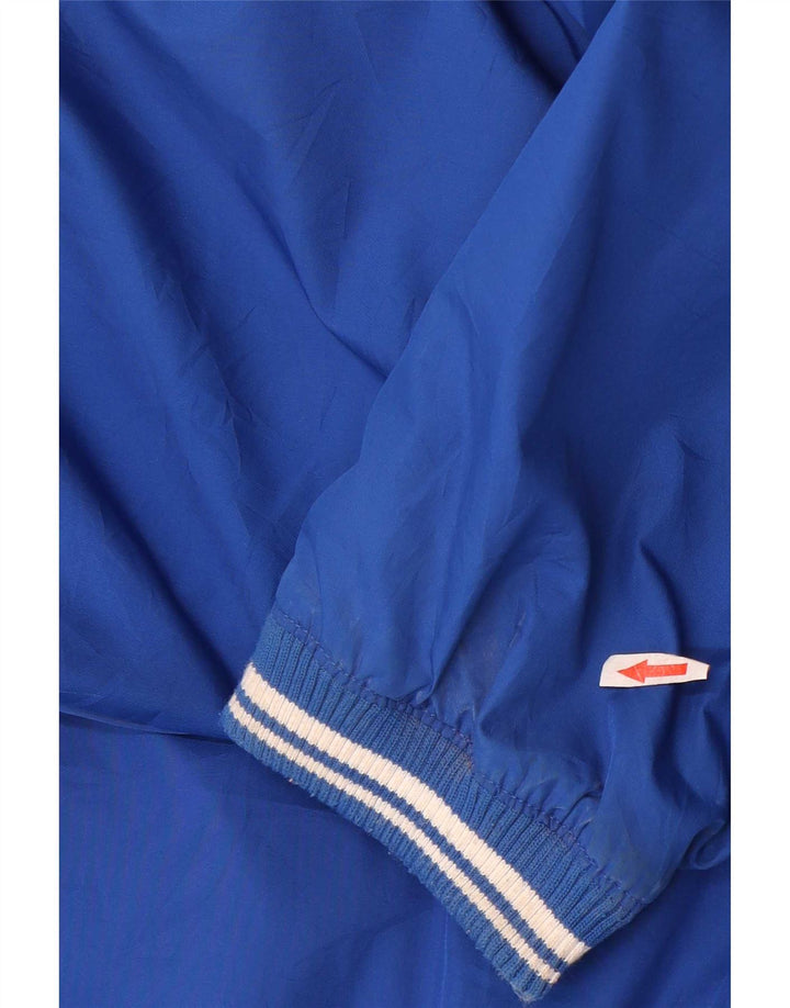 Reebok masculino gráfico pulôver agasalho jaqueta XL azul poliéster