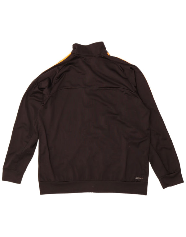 Adidas Mens Climalite Tracksuit Top Jacket UK 46/48 XL Preto Poliéster