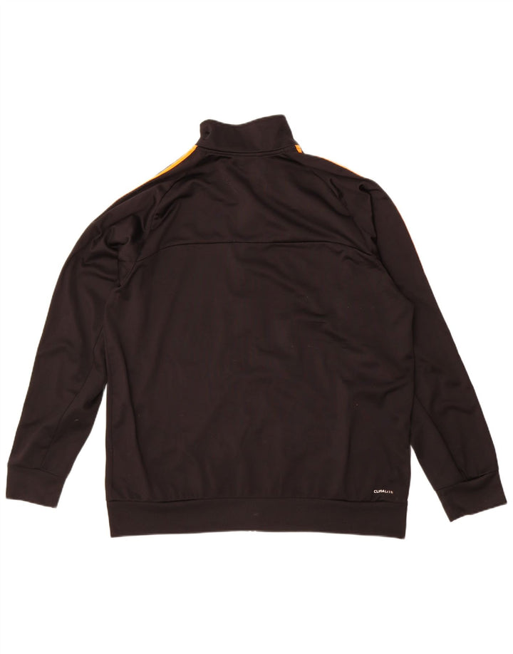Adidas Mens Climalite Tracksuit Top Jacket UK 46/48 XL Preto Poliéster