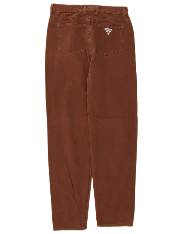 Guess Mens Tapered Jeans W31 L28 Algodão Marrom