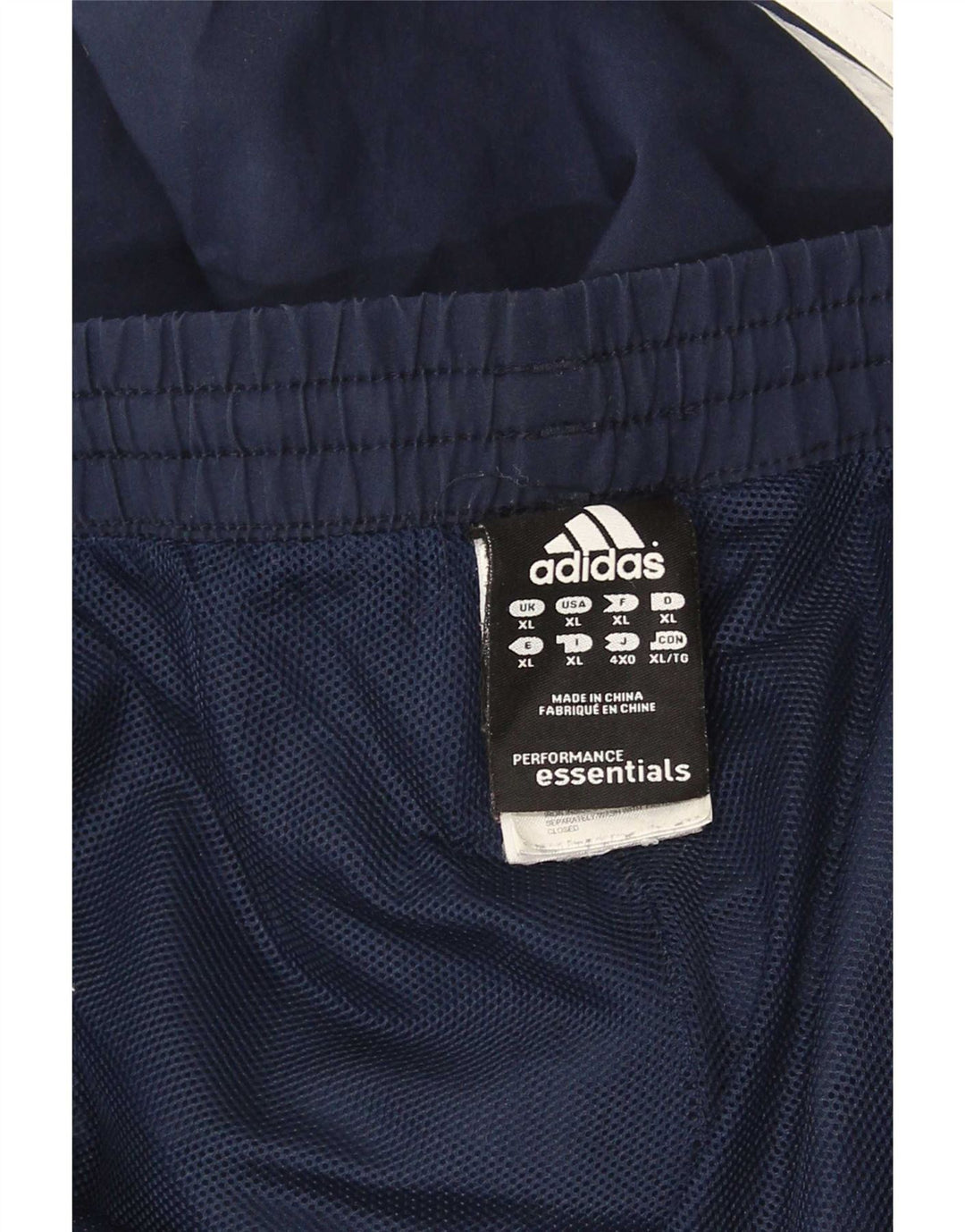 Calça Adidas Masculino Climalite XL Azul Marinho Poliéster