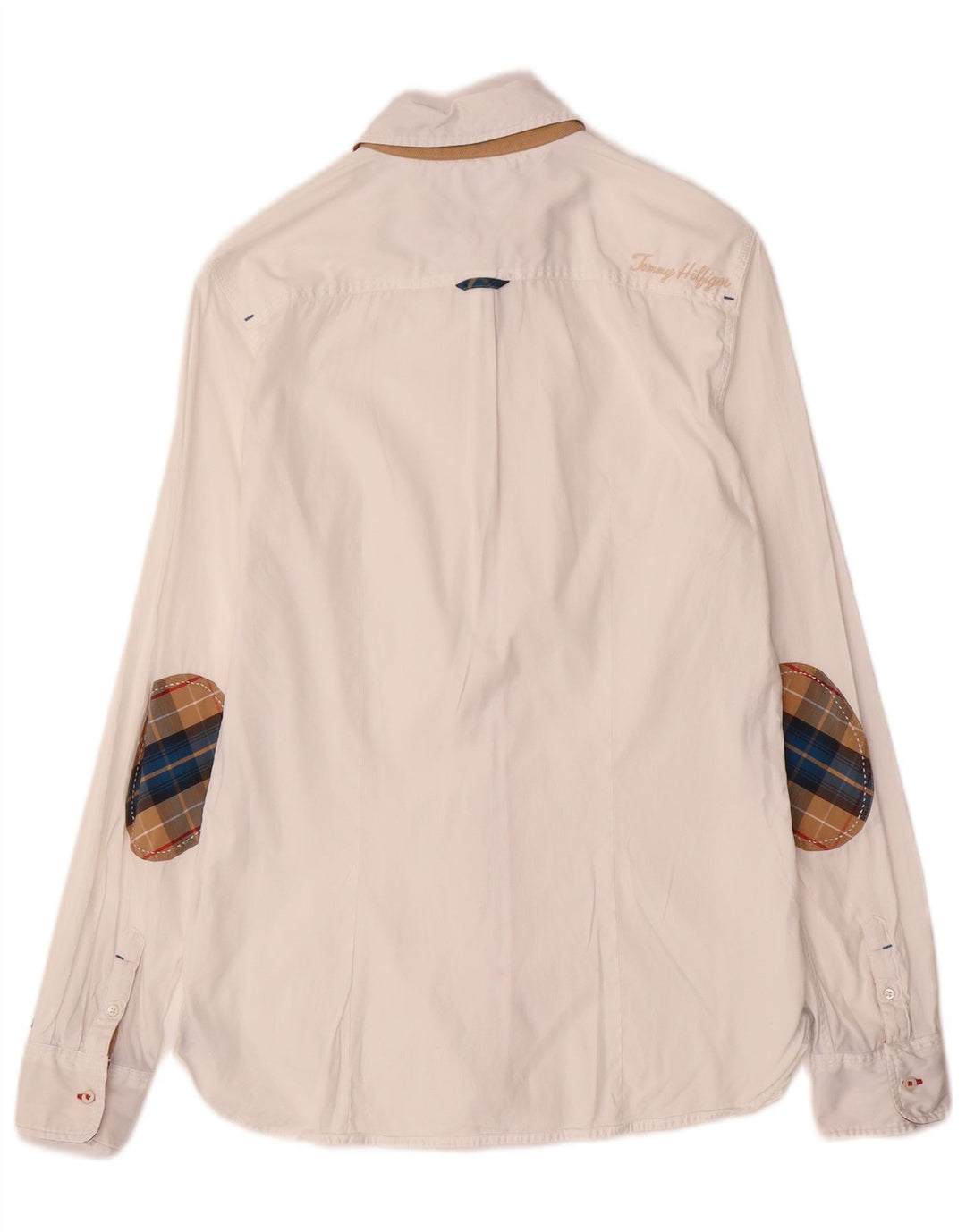 Camisa feminina TOMMY HILFIGER EUA 8 médio branco