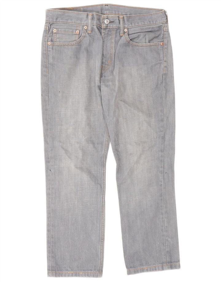 Calça jeans masculina Levi's 511 Tapered Slim W32 L30 cinza algodão