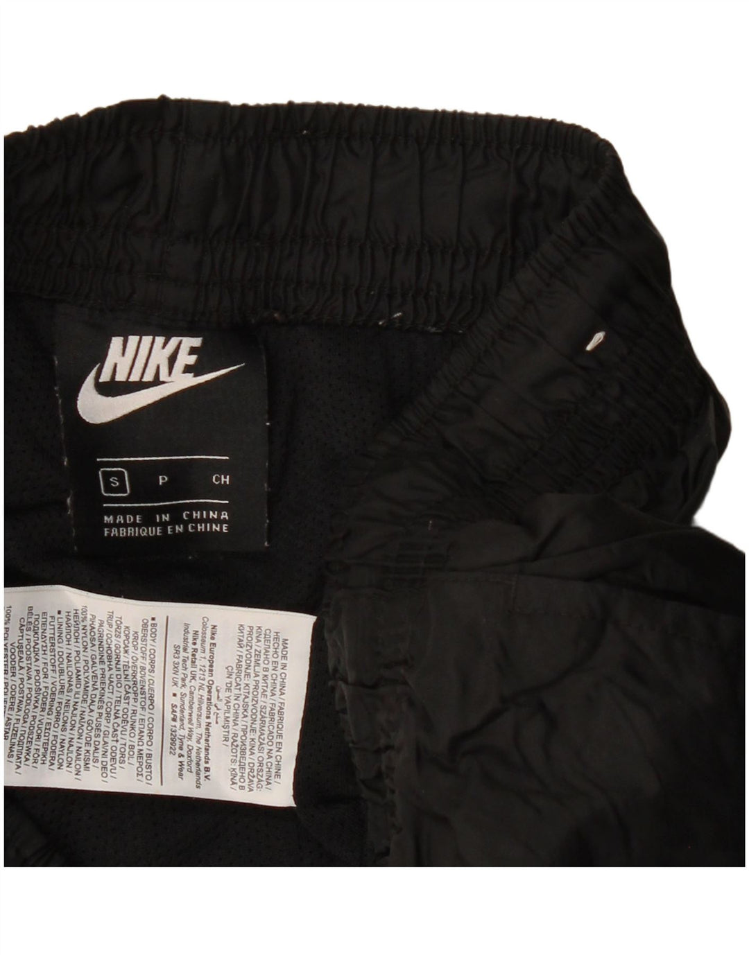 Nike Mens Treino Calças Joggers Pequeno Preto Nylon