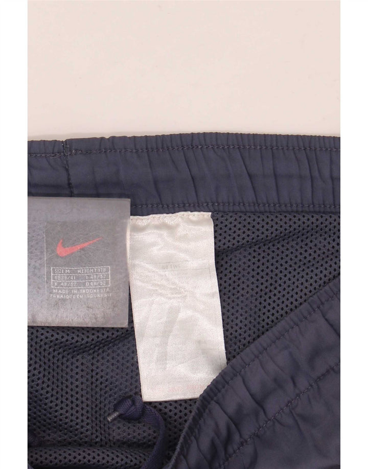 Shorts de natação masculino Nike UK 39/41 médio azul marinho colorblock poliéster